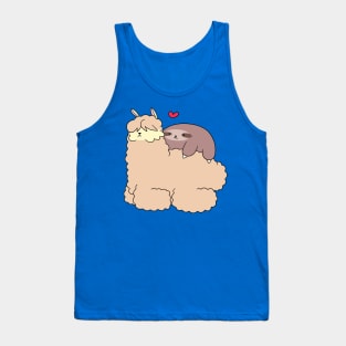 Sloth Loves Alpaca Tank Top